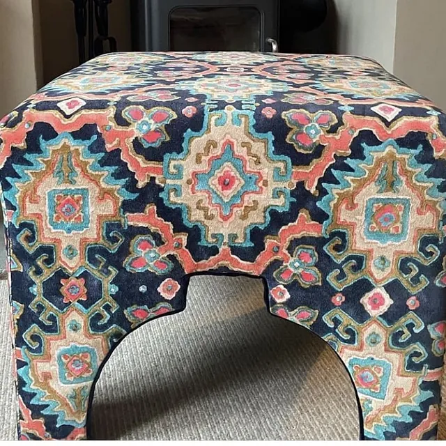 footstool reupholstery